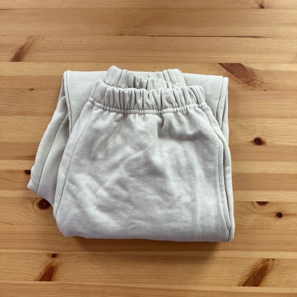cream joggers | khaki